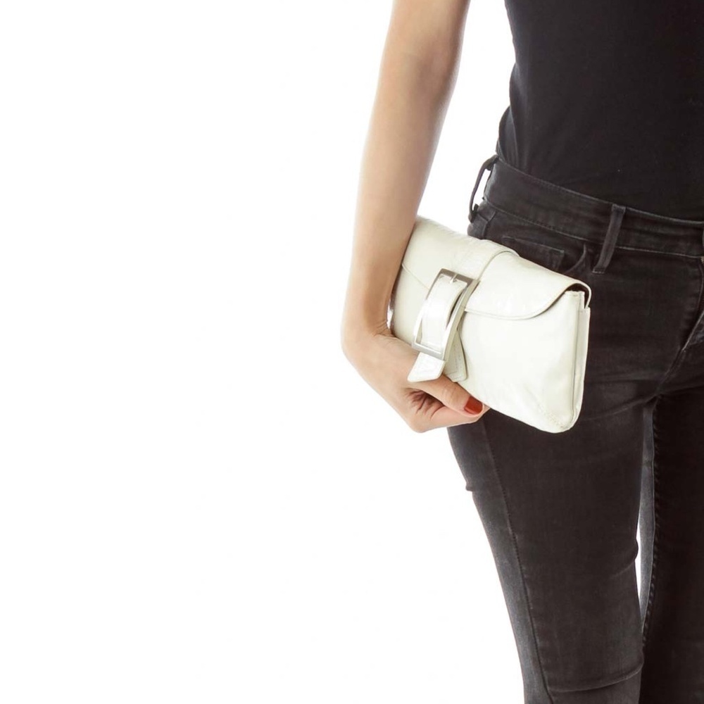 Kenneth Cole New York Beige Clutch - Picture 3 of 4